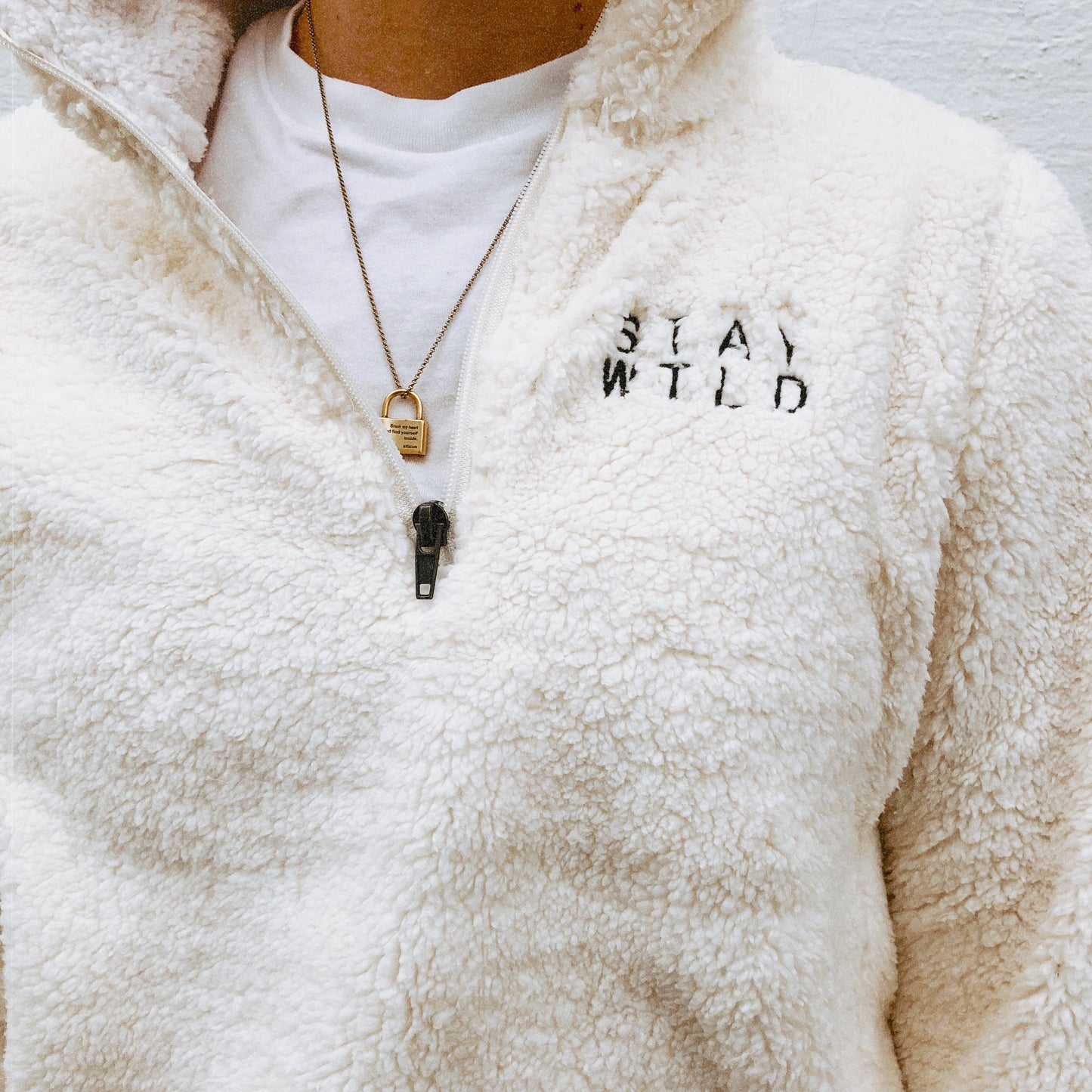 Stay Wild Sherpa Fleece