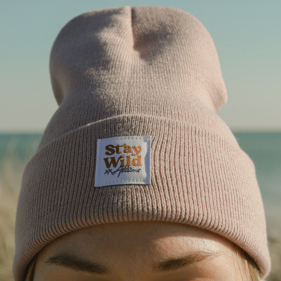Stay Wild Cuffed Beanie