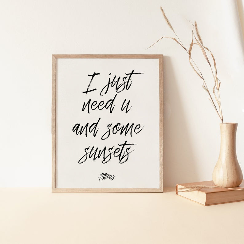 Sunsets - Print 16x20