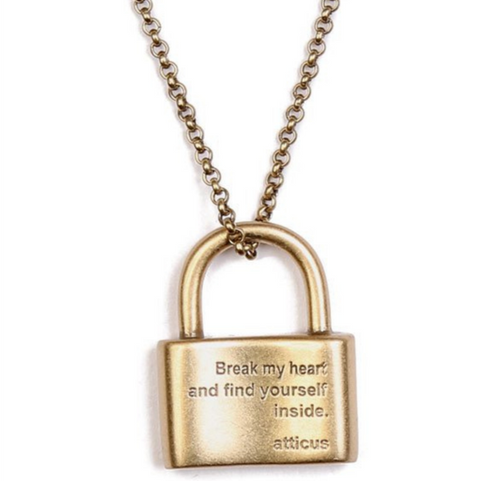 Break My Heart - Lock Pendant