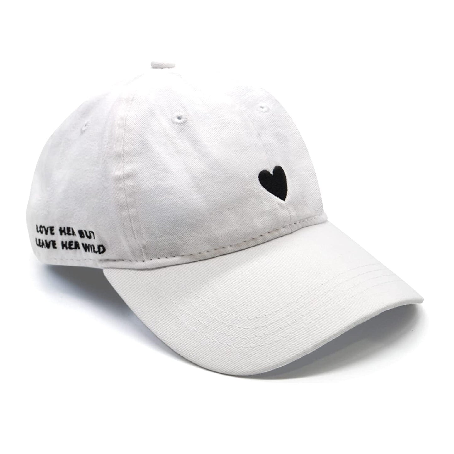 White Heart Hat