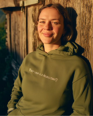 Embroidered Self-Love Hoodie