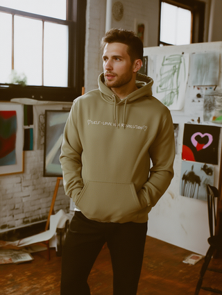 Embroidered Self-Love Hoodie