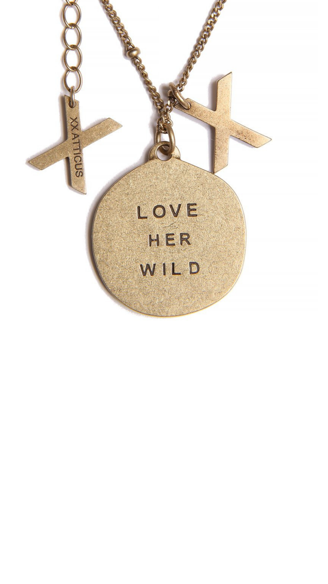 Love Her Wild - Pendant in Gold