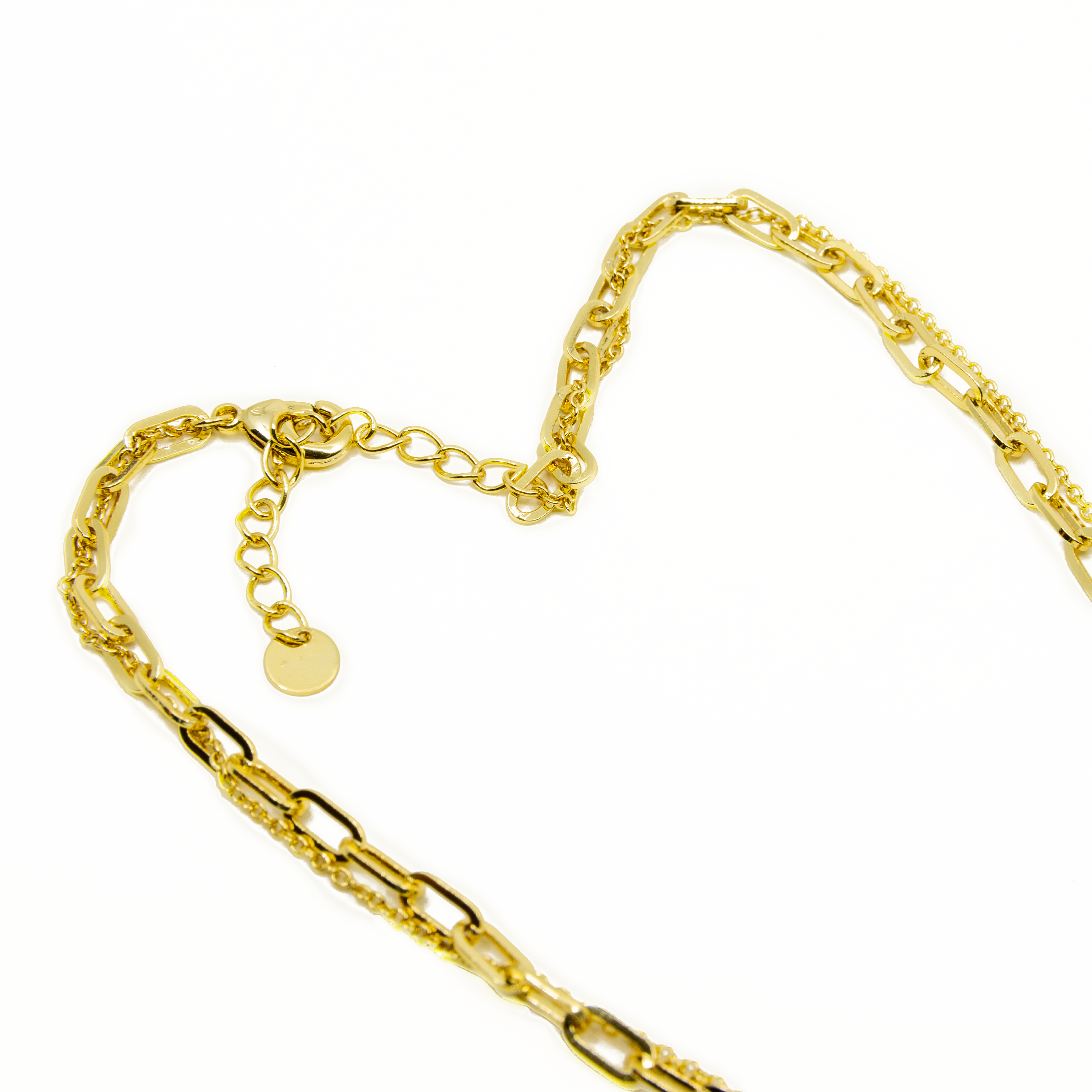 Searching for truths - Layered Gold Coin Necklace