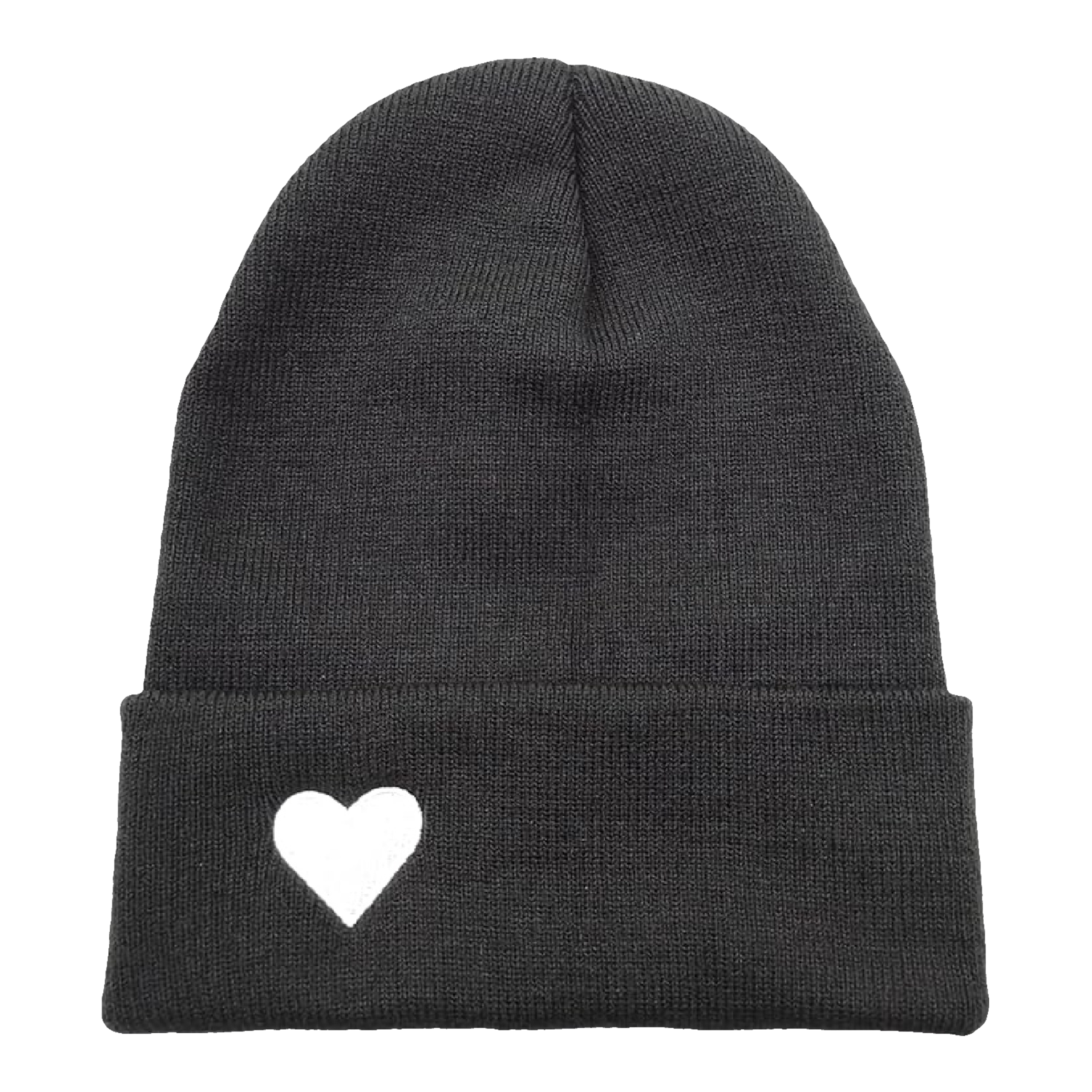 Black Heart Beanie