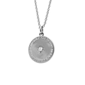 Searching for Truths - Layered silver coin necklace