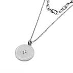 Searching for Truths - Layered silver coin necklace