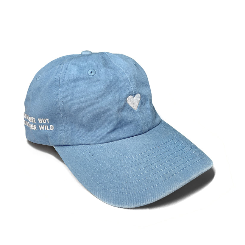 Light Blue Heart Hat