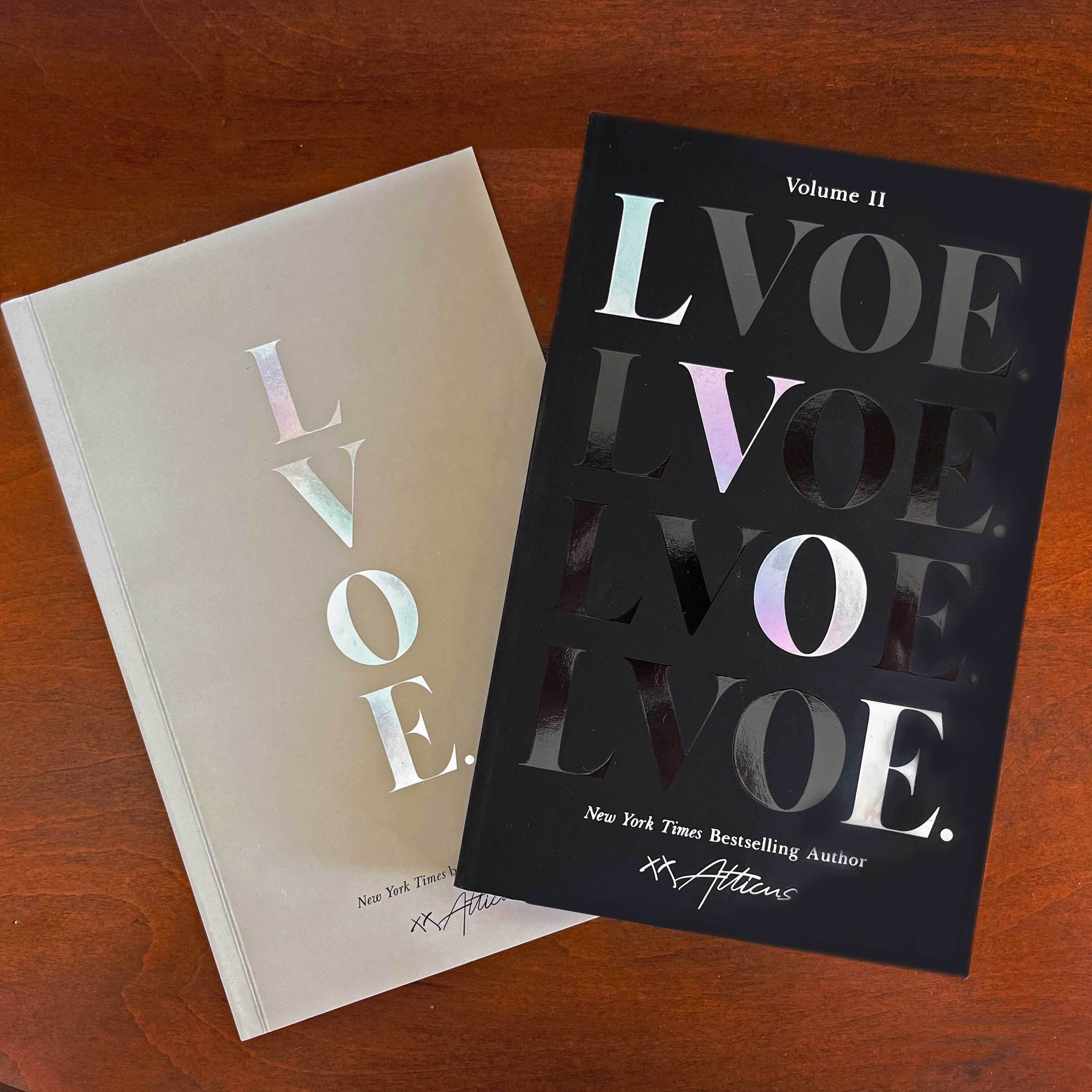 LVOE Volume I & II Bundle – Atticus Poetry Official Store