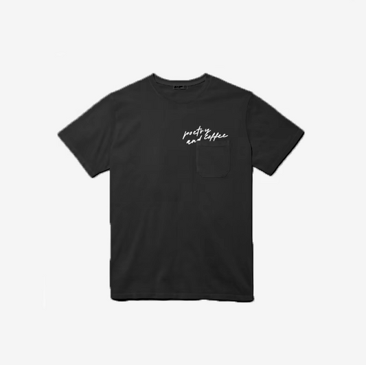 Poetry and Coffee Pocket Tee