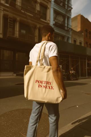 POETRY IS SEXY. Tote