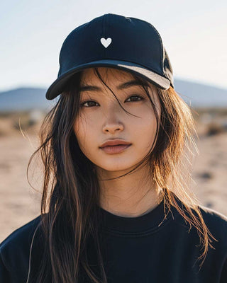 Black Heart Hat