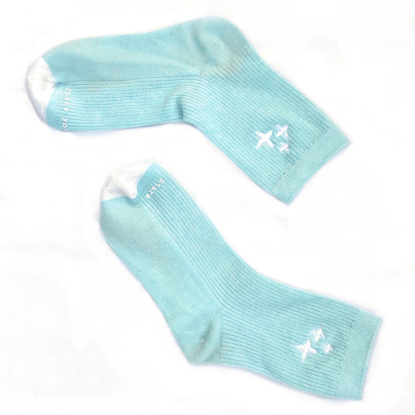 Cashmere "Chase Your Stars" Socks