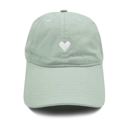 Heart Hat in Mint