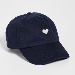 Navy Heart Hat