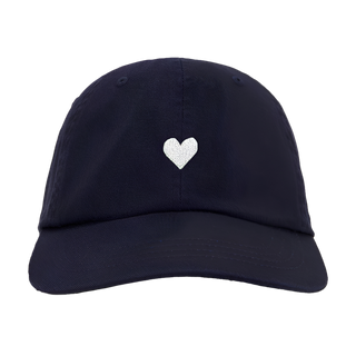 Navy Heart Hat