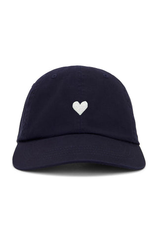 Navy Heart Hat