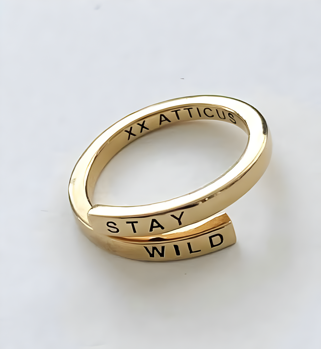 Stay Wild Wrap Ring - Gold