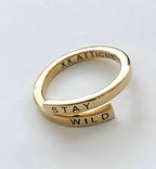 Stay Wild Wrap Ring - Gold