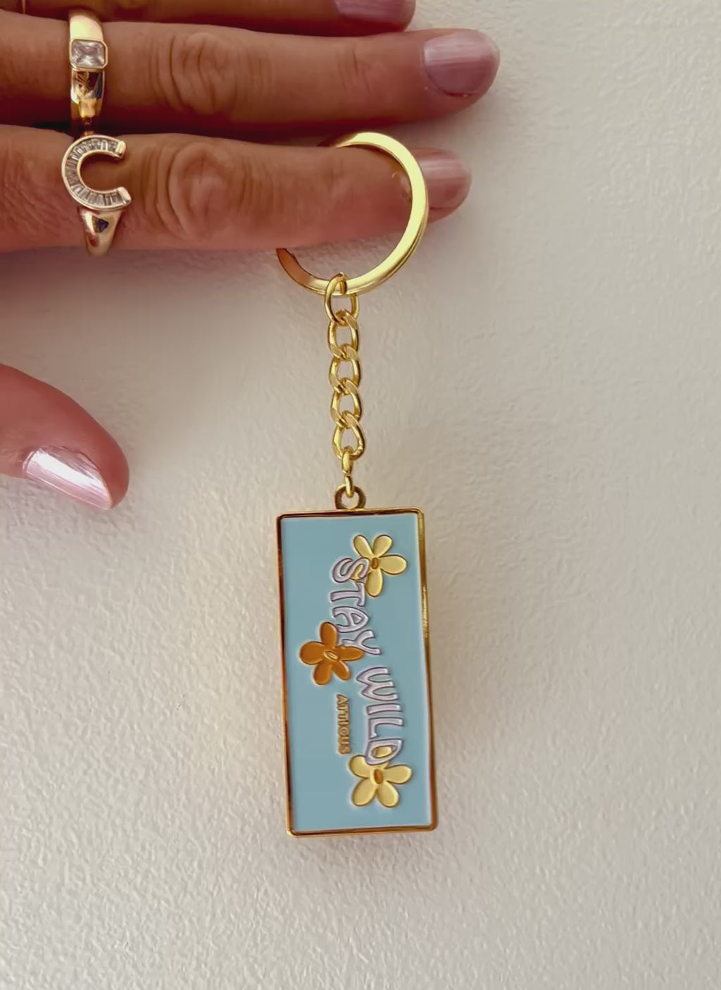 Stay Wild Keychain