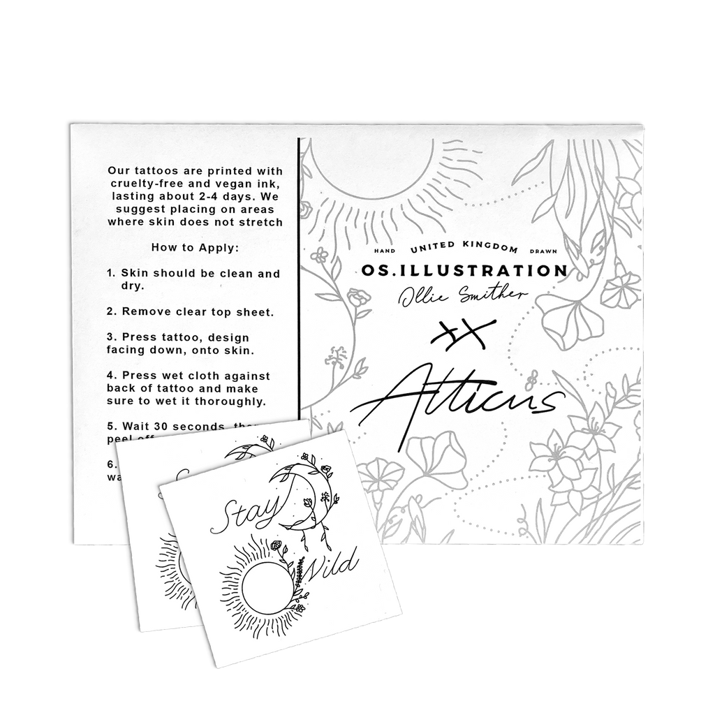 Stay Wild Tattoo - In collaboration with Ollie Smither