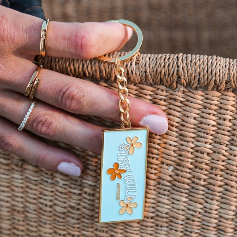 Groovy Stay Wild Keychain Lifestyle 3