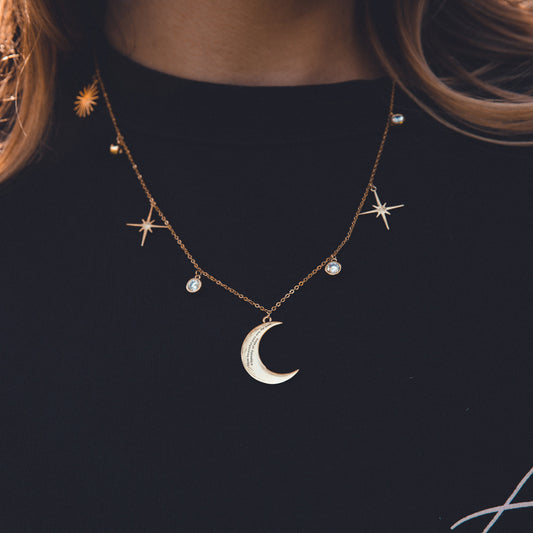 A Tapestry of Stars Necklace Lifestyle