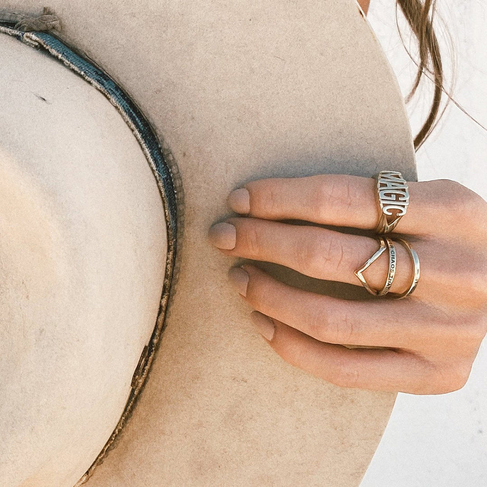 Beautiful Chaos Ring - Gold - Lifestyle 2
