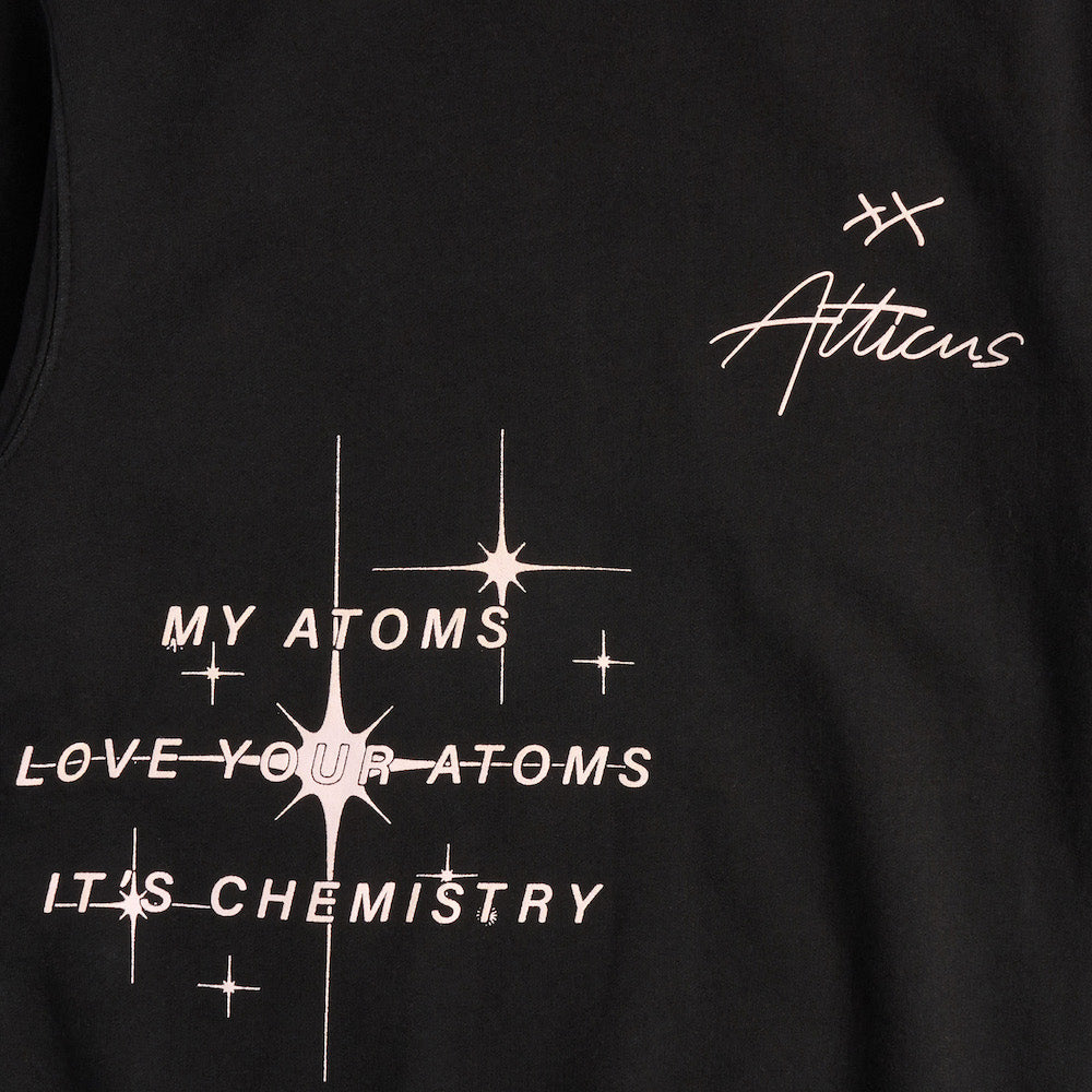 My Atoms Love Your Atoms Crewneck Detail
