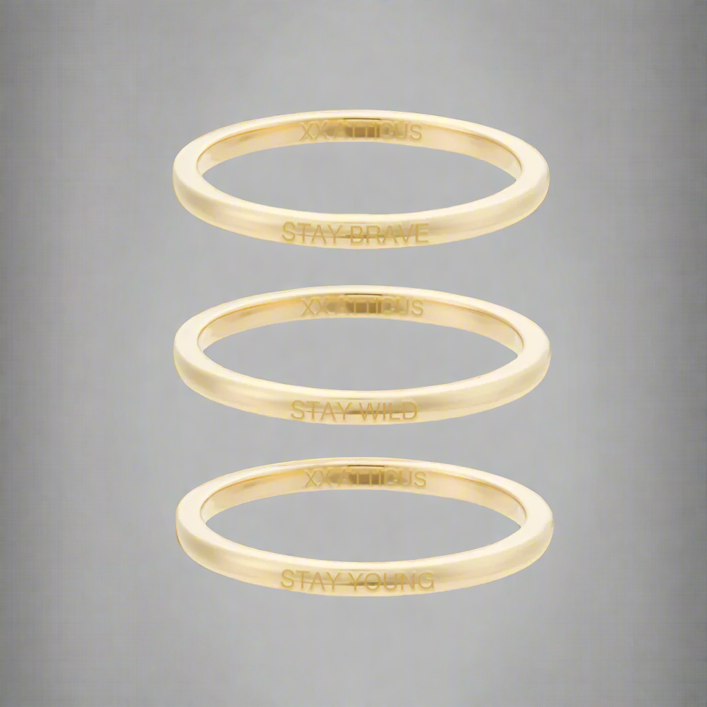 Stay Stacked Rings