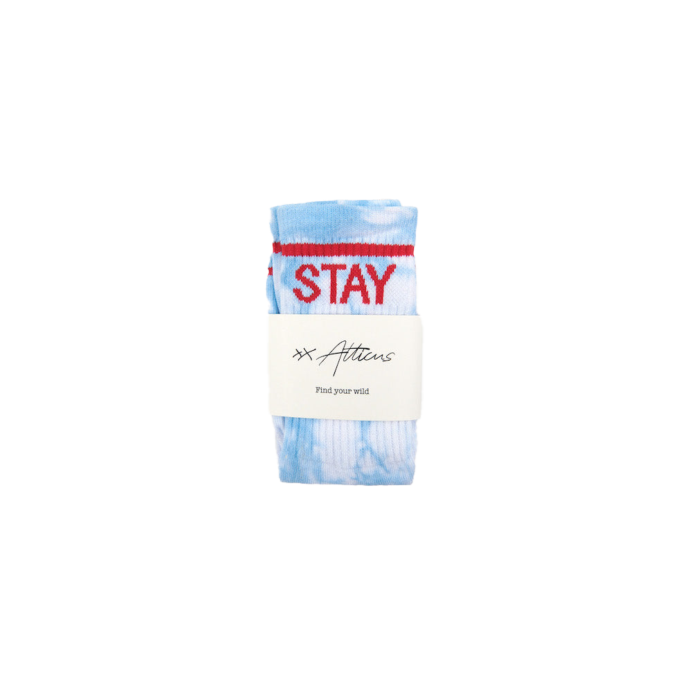Stay Wild Tie Dye Socks
