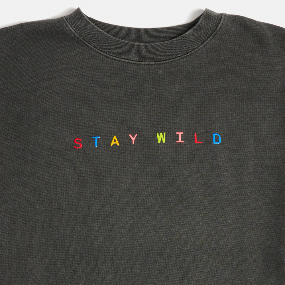 Stay Wild - Crewneck Detail
