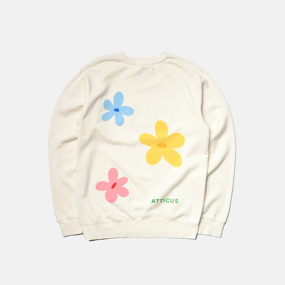Groovy Stay Wild Floral Crewneck Back