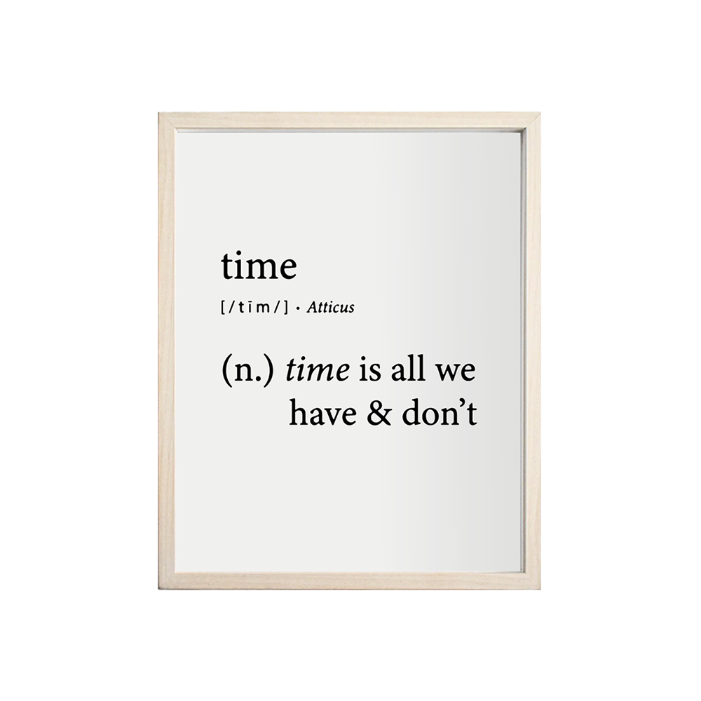 "Time" - Print