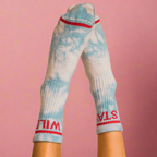 Stay Wild Tie Dye Socks